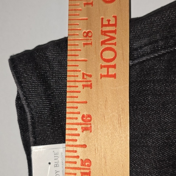 Judy Blue Faded Black Denim Tummy Control High Waist Skinny Fit Jean Size 18W - Picture 11 of 14